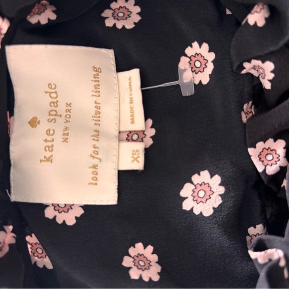 Kate Spade Black Dress with Pink Floral Design - Picture 9 of 9